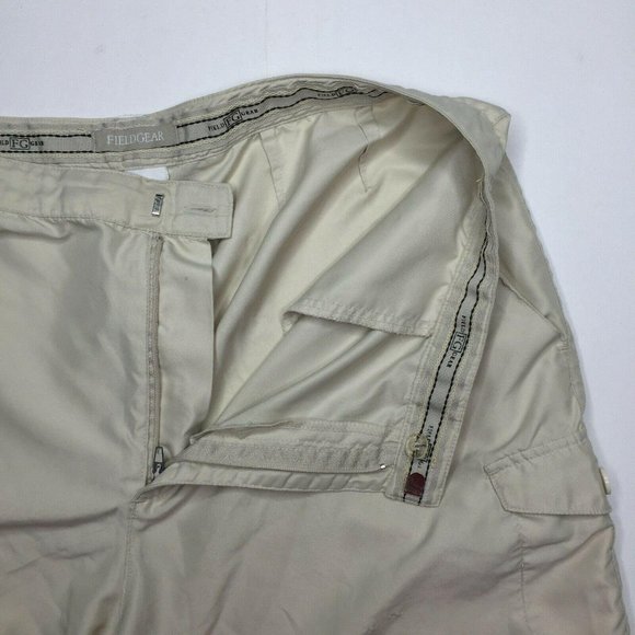 Fieldgear Women's Shorts Beige Button Zipper 12 - Picture 3 of 9